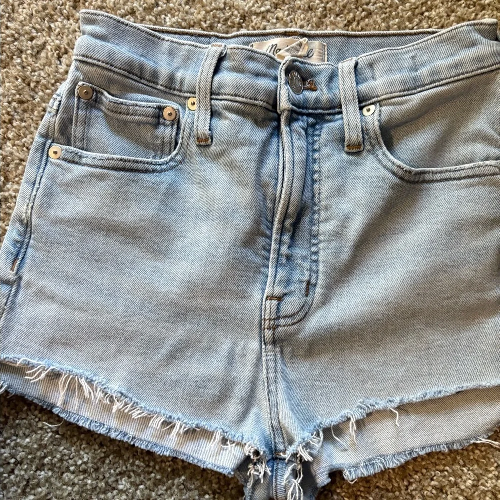 Madewell Light Blue Jean Shorts